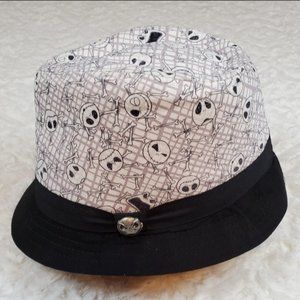 DISNEY Nightmare Before Christmas Fedora Hat Jack The Skellington